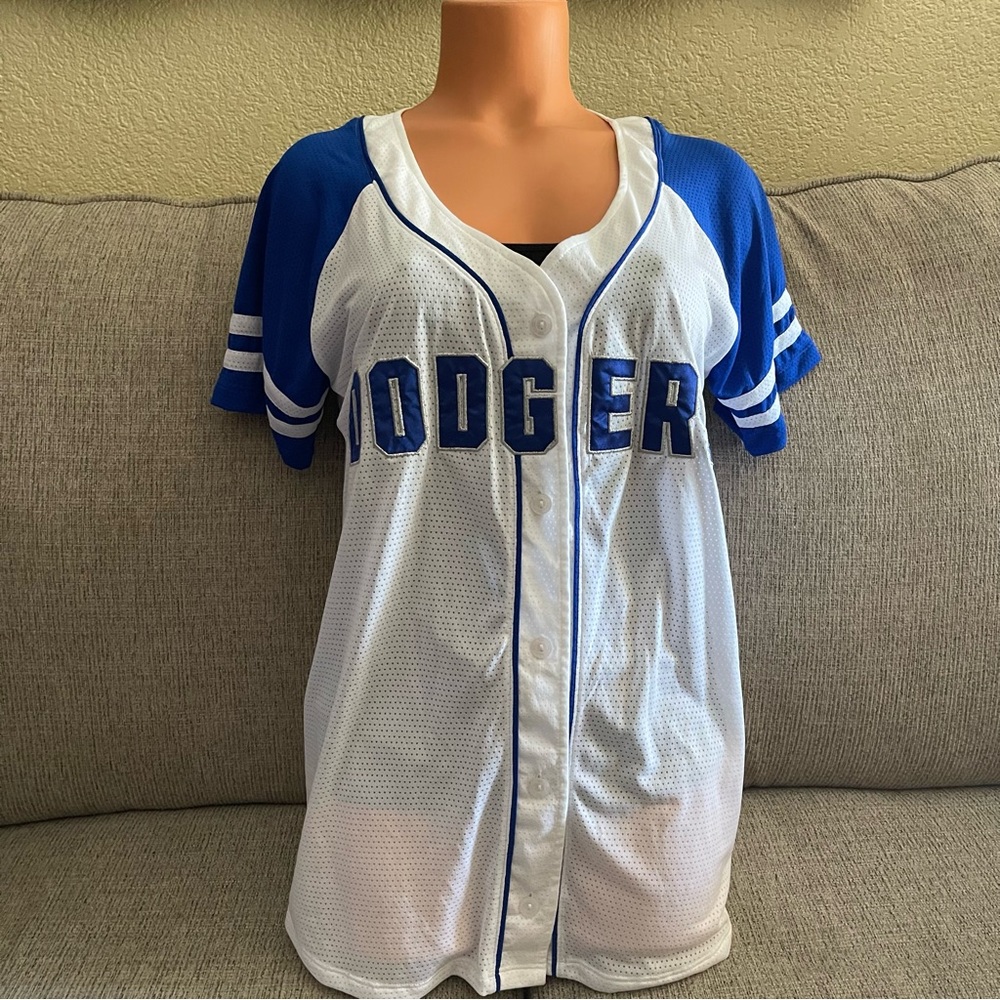 ❌SOLD ON ♏️ercari VS PINK MLB LA Dodgers Jersey - Picture 2 of 4